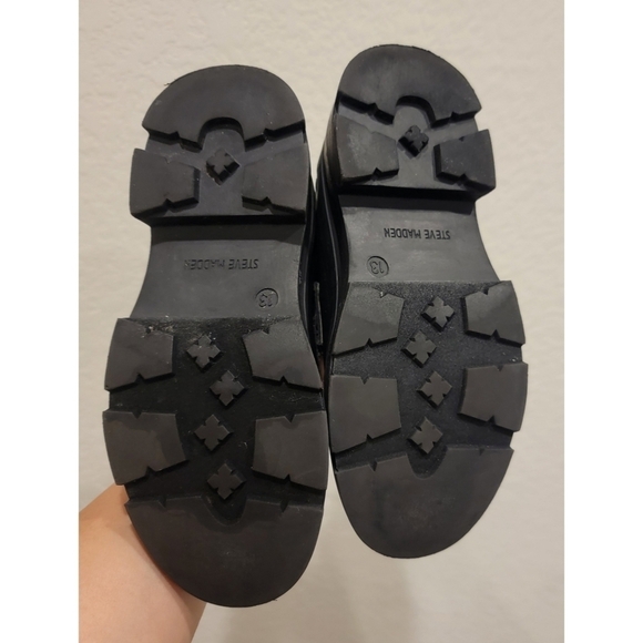 Steve Madden Kids Lawrence Platform Loafer Size 13 - Picture 7 of 8